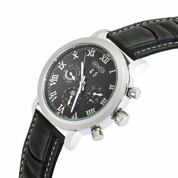 infinitus Automatic men Watch black - Picture 2 of 3